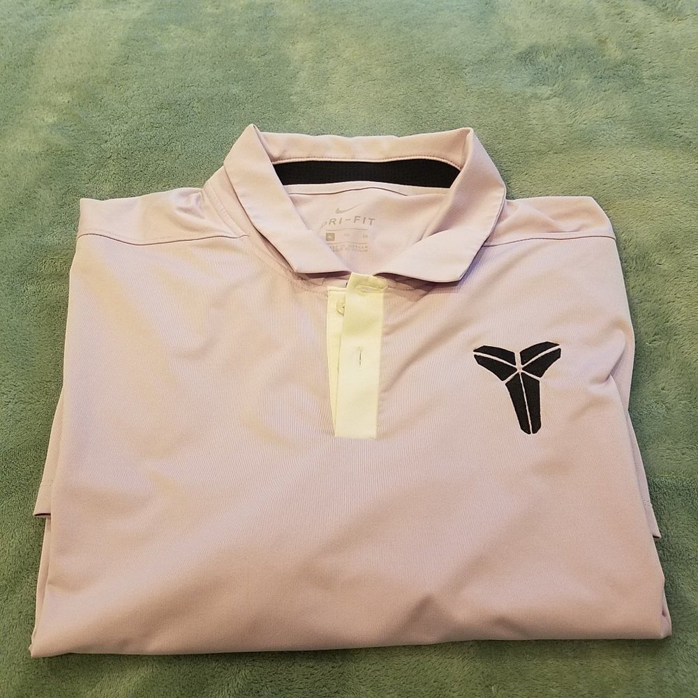 Nike Kobe Bryant Mamba Golf Shirt, light purple, XL